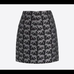 Jcrew Factory Zebra skirt